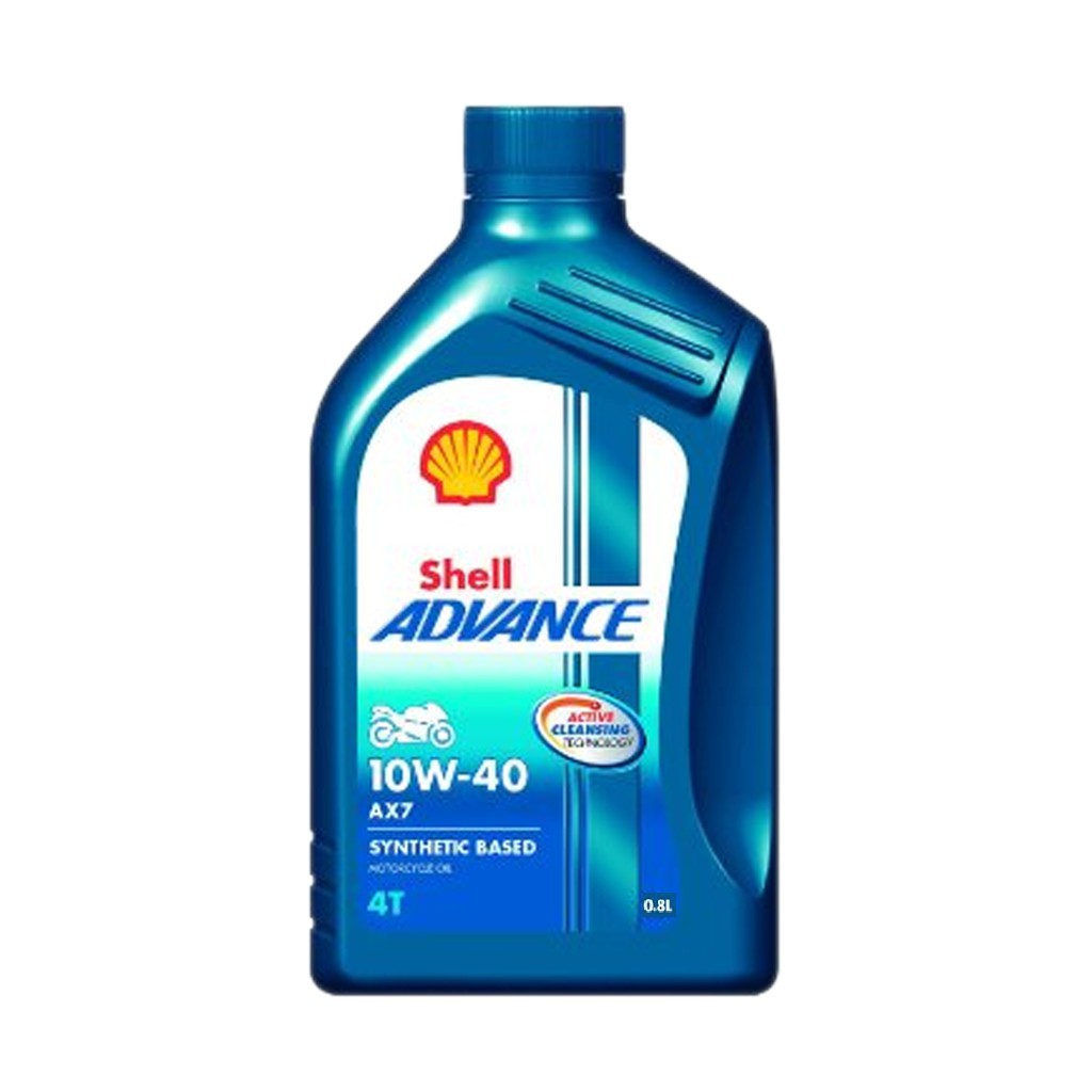 [HCM]Nhớt Shell Advance Ax7 10W40 xe số 0.8L
