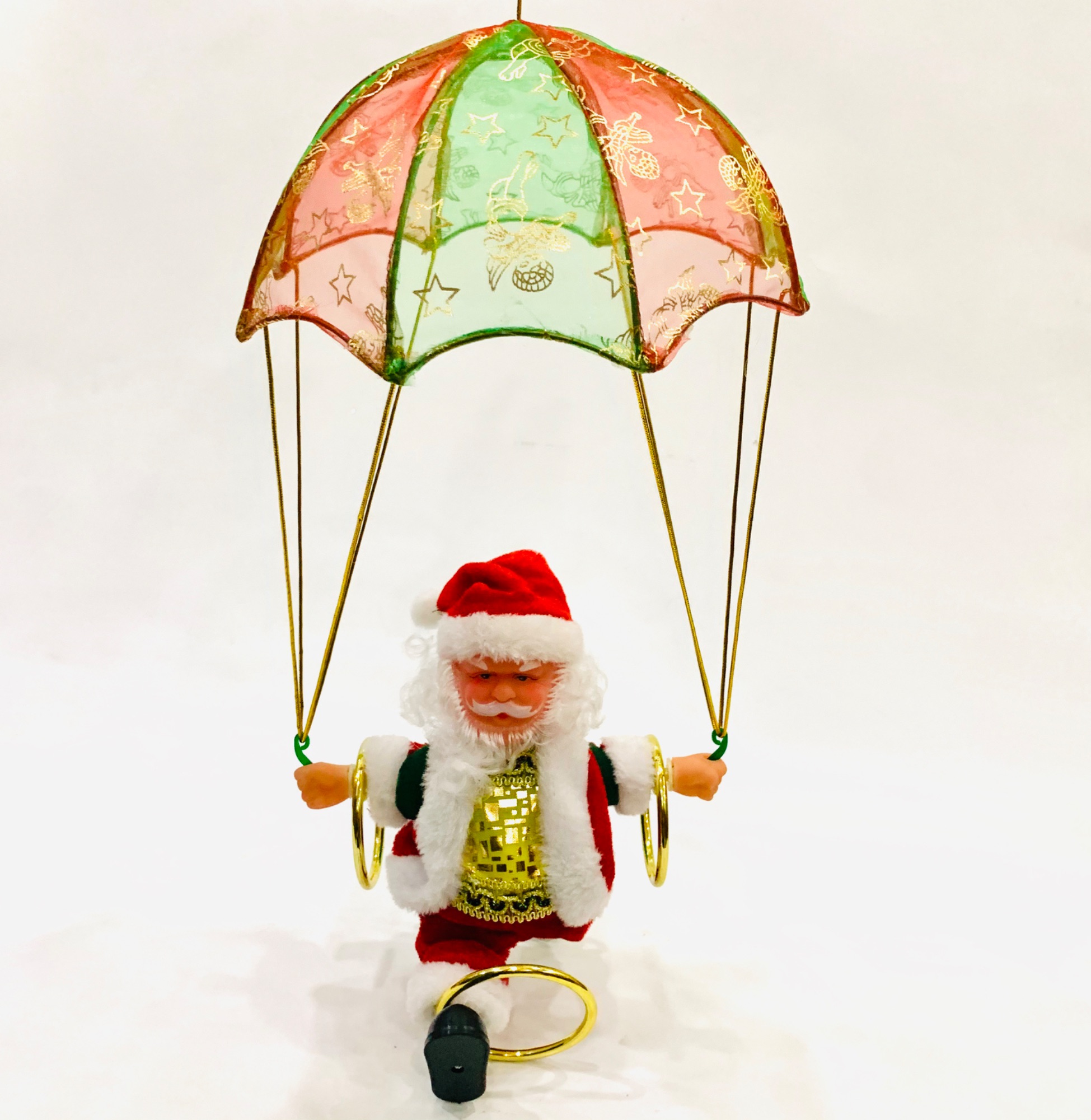 Đồ chơi ông già Noel nhảy dùquà tặng giáng sinh trang trí noel