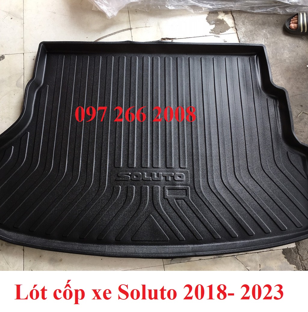 Lót cốp nhựa dẻo xe kia soluto 2018 2019 2020- 2021, 2022, 2023 không mùi, không thấm nước, đàn hồi tốt, dễ vệ sinh