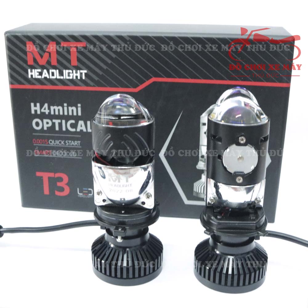 Bi Cầu led Mini T3 - Led Bi Cầu, Kính Tím