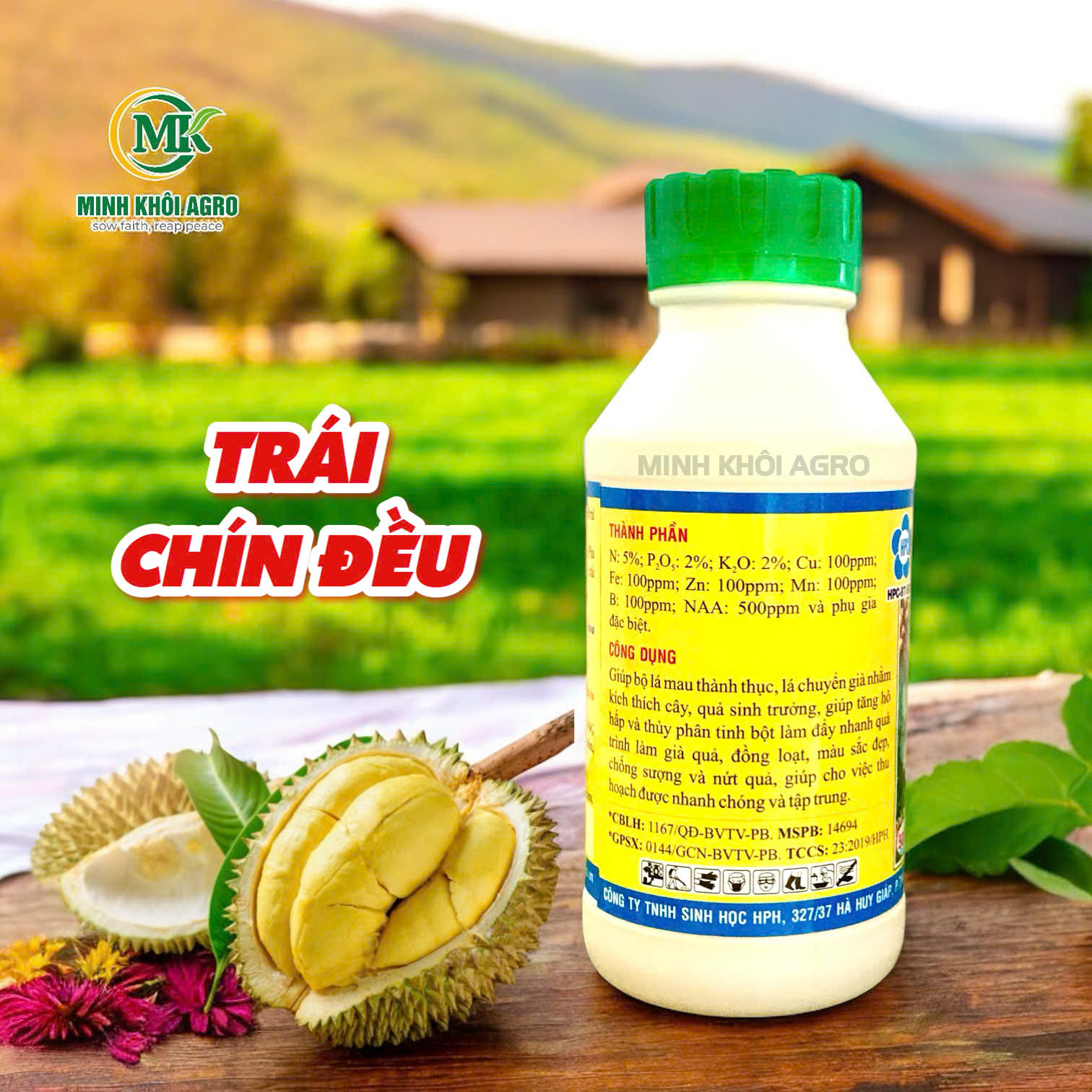 Phân bón lá HTC Đại Ngàn | Nhúng chín trái