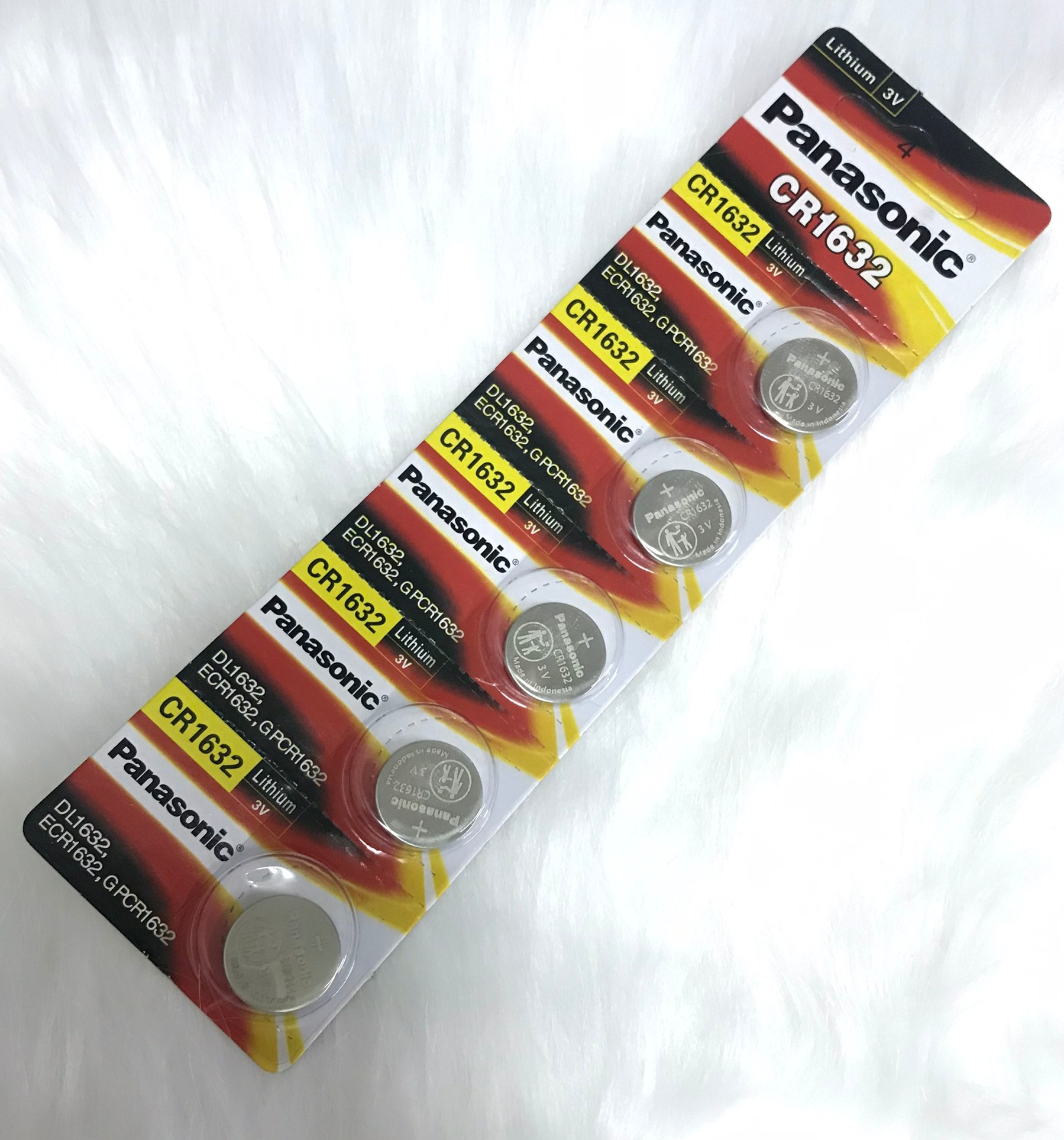 Vỉ 5 viên pin panasonice cr1632 pin 3v lithium