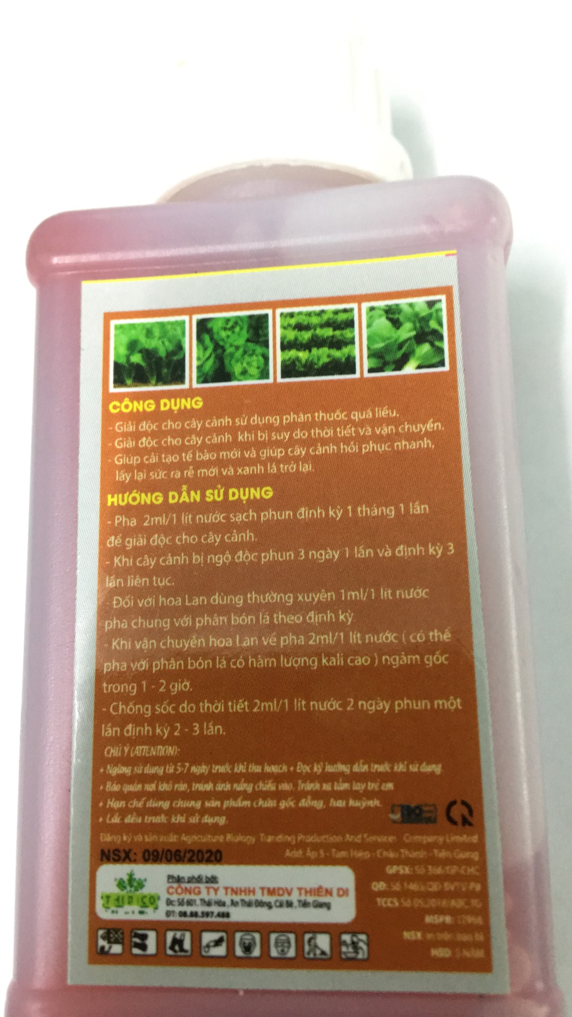 Siêu lân đỏ dạng nước 650 lọ 100ml