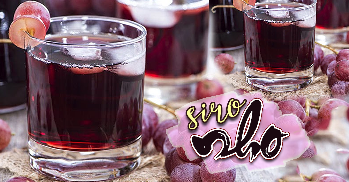 Siro hoa quả can tròn 2lít vị Nho
