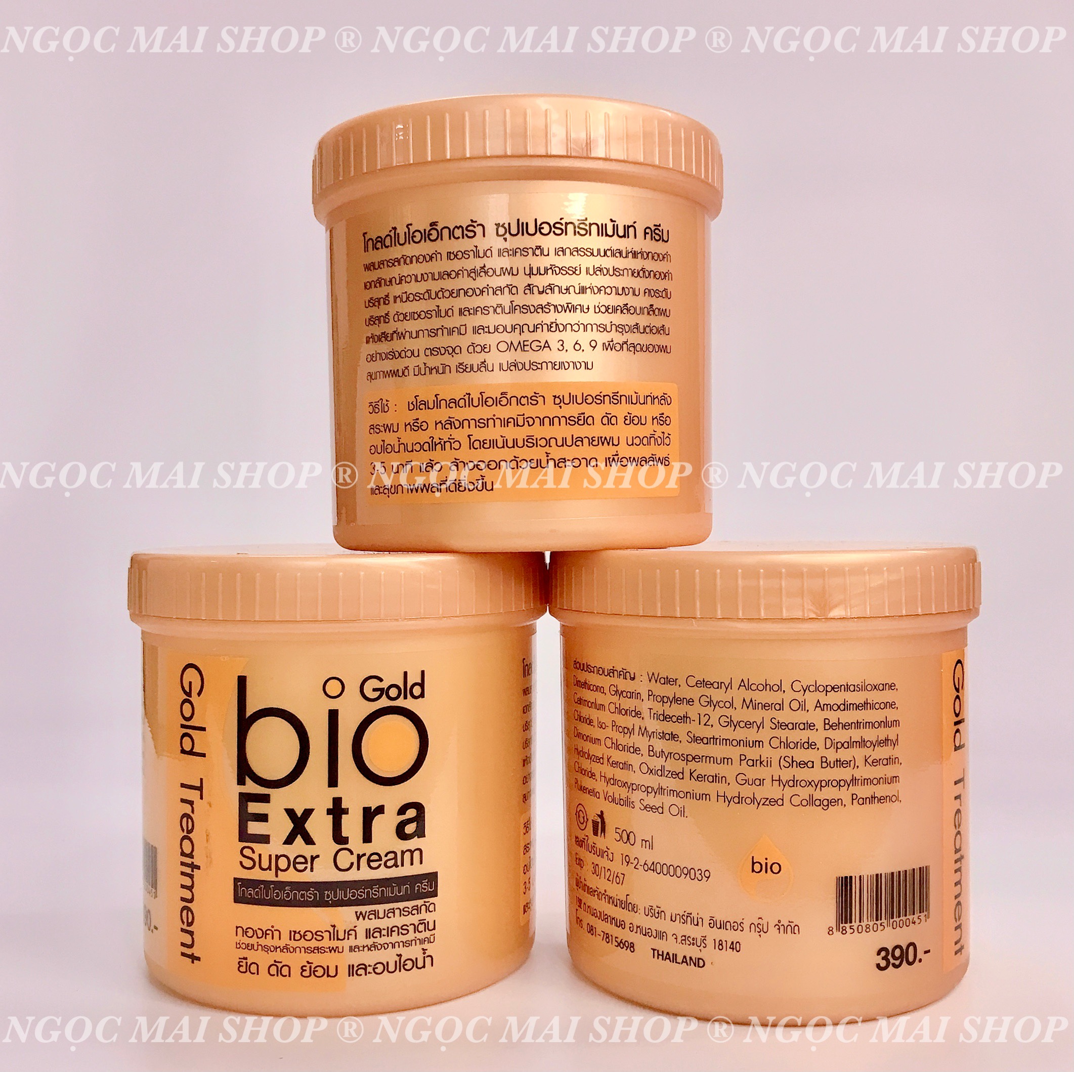 Ủ Tóc Bio Gold Extra Phục Hồi 500g Thái Lan