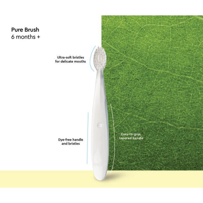 - Bàn Chải đánh răng Siêu Mềm Radius (Pure Brush) - Cho Bé từ 6 tháng tuổi