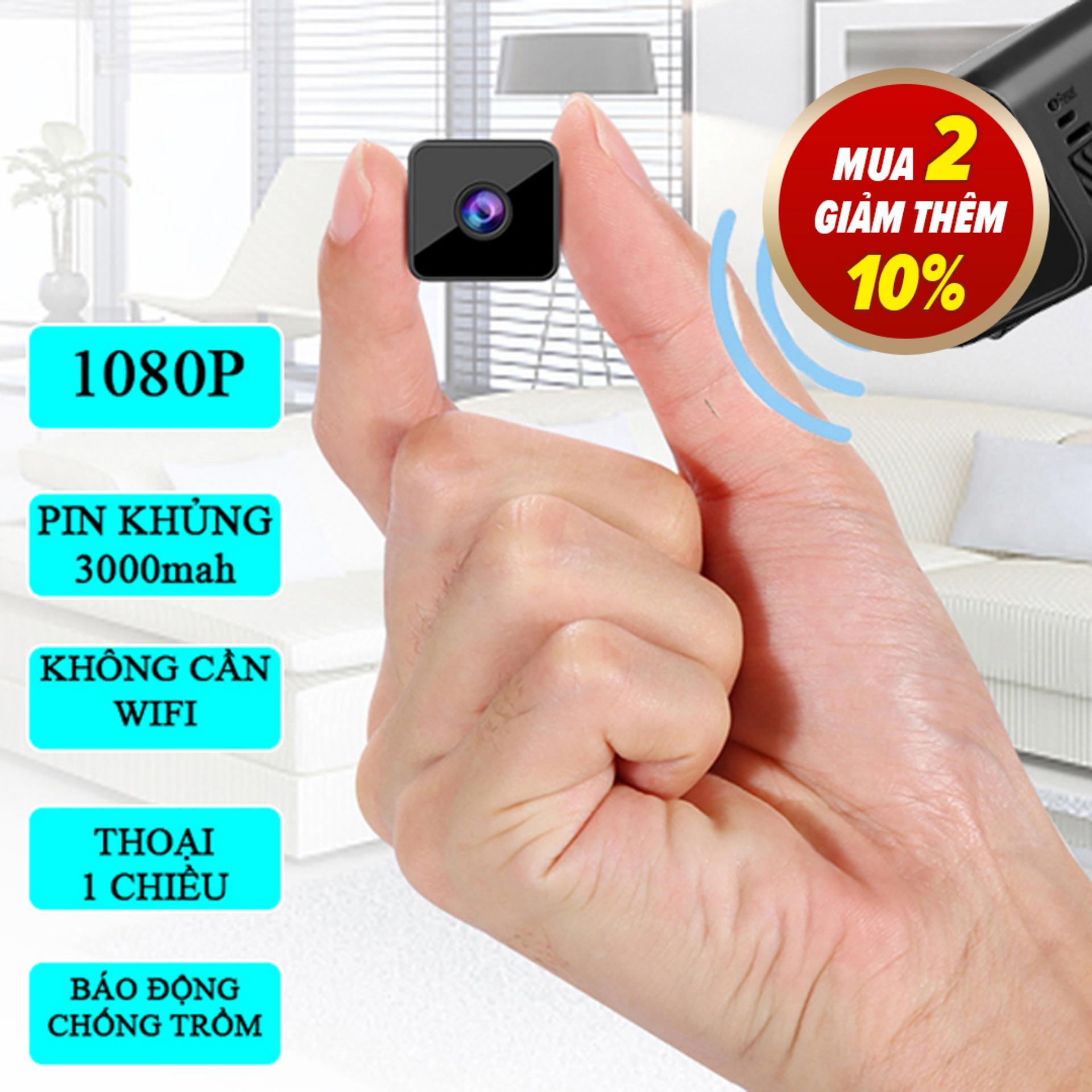 Camera wifi mini 1080p HK-W2-16 pin dung lượng khủng 3000mah