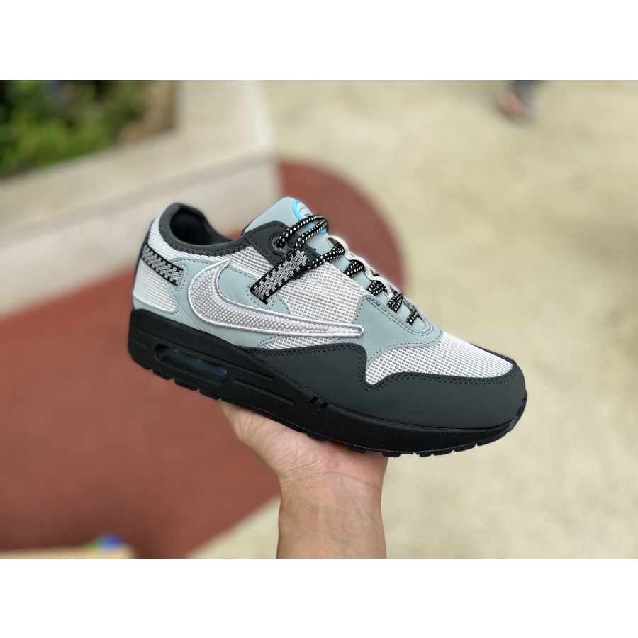 2023 Original Travis Scott x 1 Grey blue black Running shoes