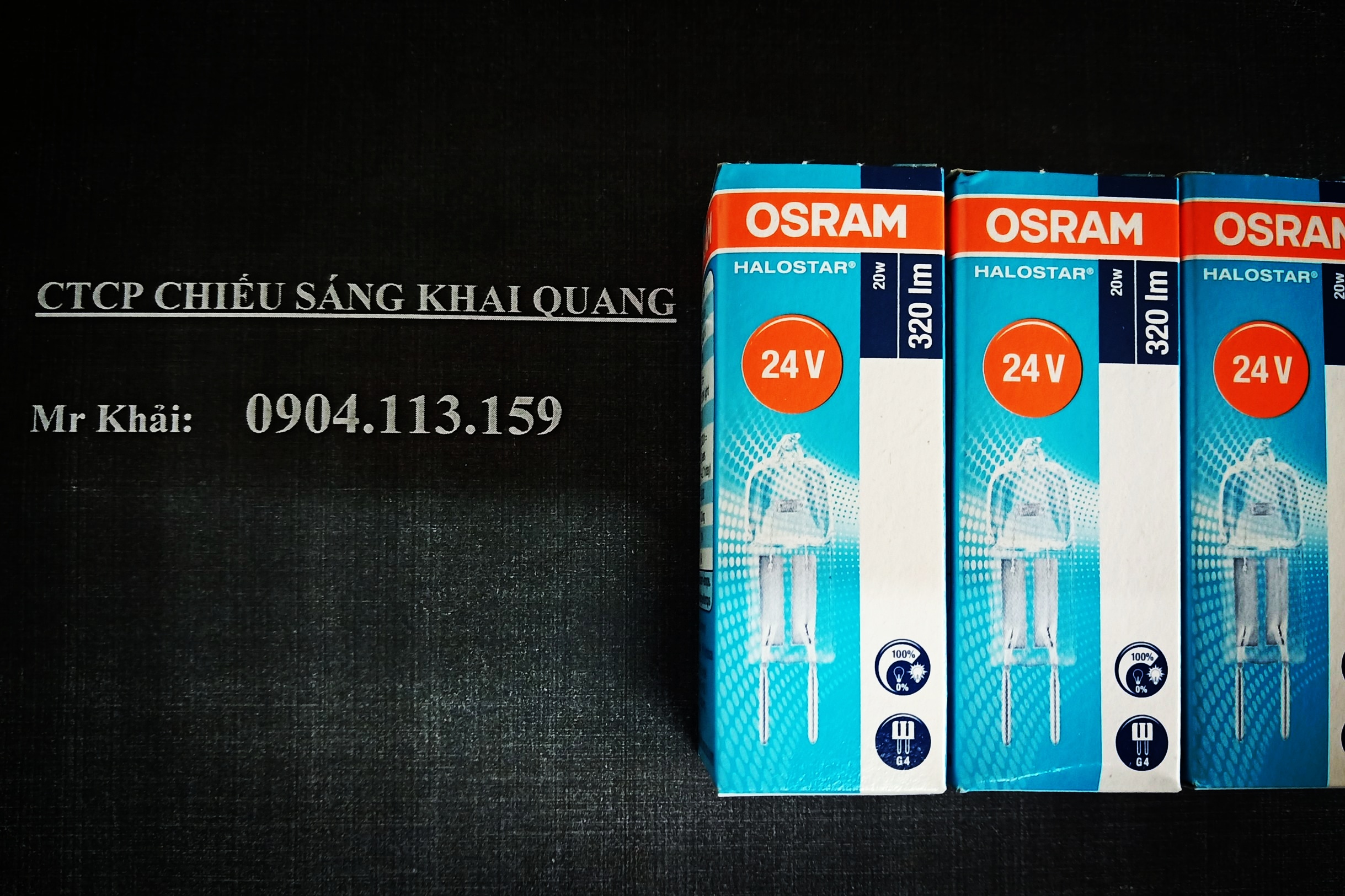 (Sale) Bóng halogen Osram 24V 20W 64435 Germany