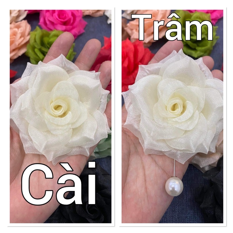 Hoa cài áo . Hoa Trâm cài áo