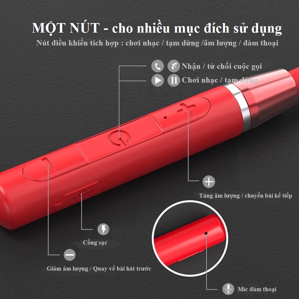 Tai nghe nhét tai bluetooth Lenovo HE05