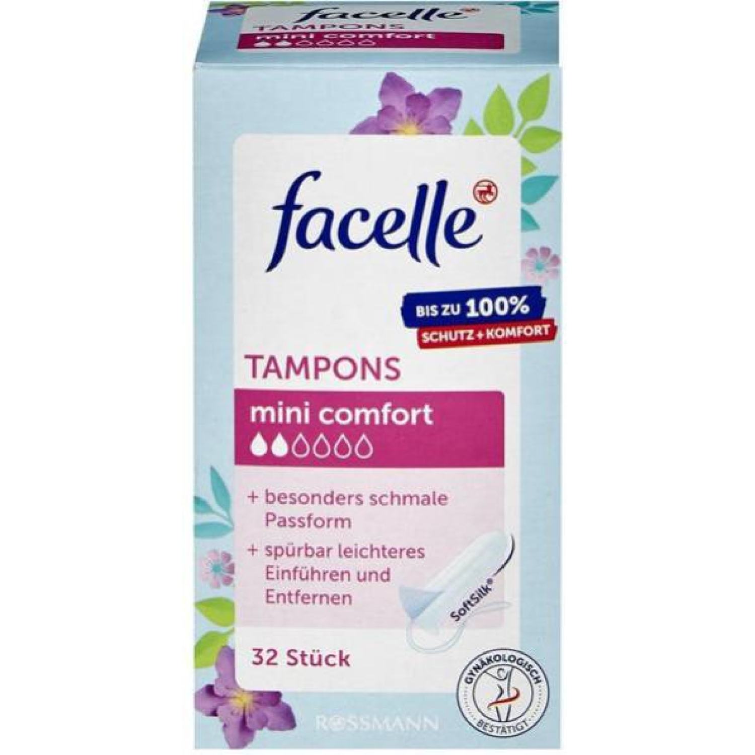 [Hàng Đức chính hãng.HN] Băng vệ sinh Tampon Facelle Đức đầy đủ size {hangducairberlin}