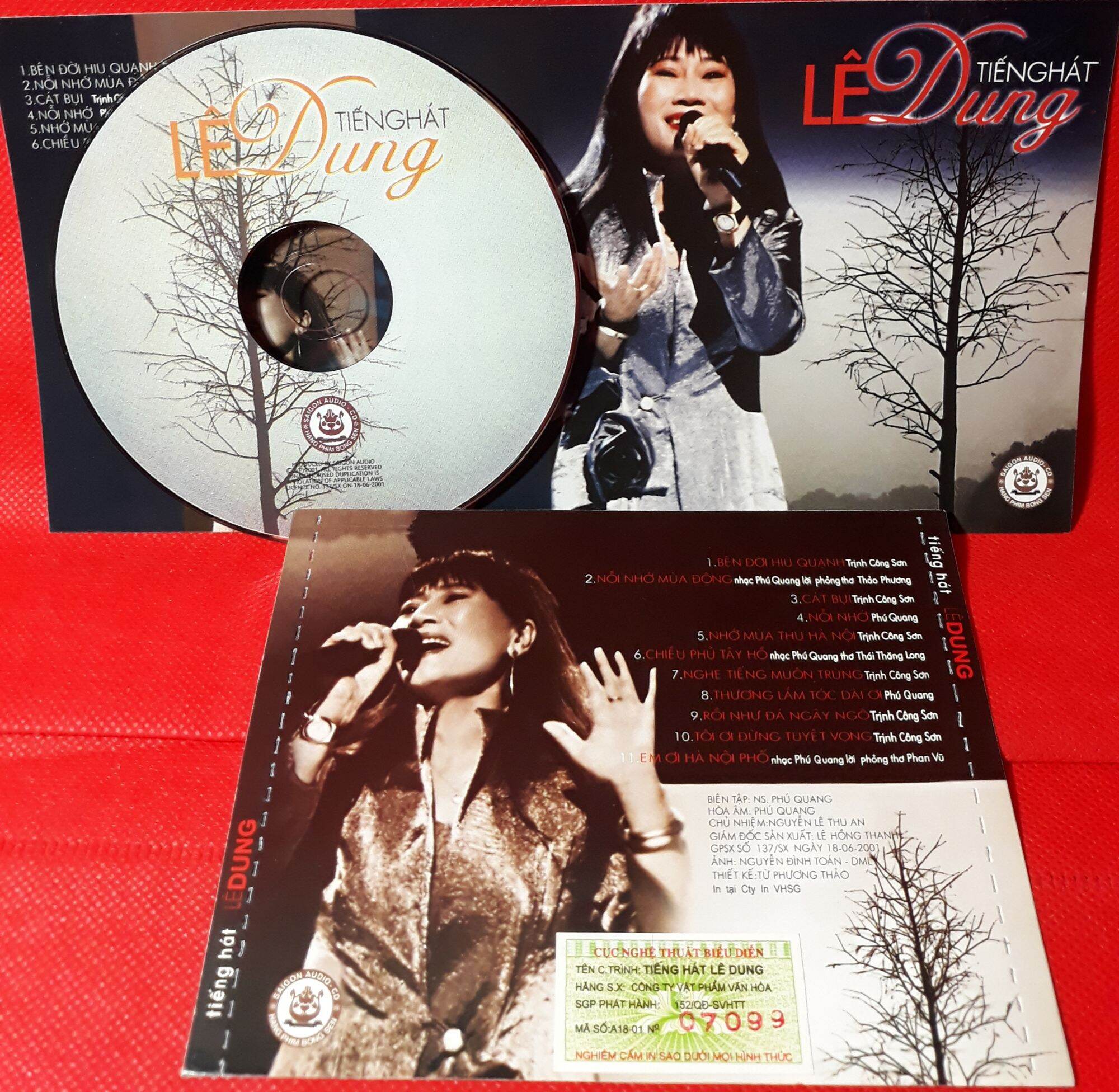 CD TIẾNG HÁT LÊ DUNG. MỚI, CHÍNH HÃNG