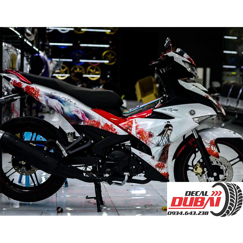 Tem Phủ Exciter 150 Trăng Đỏ Bỉ Ngạn