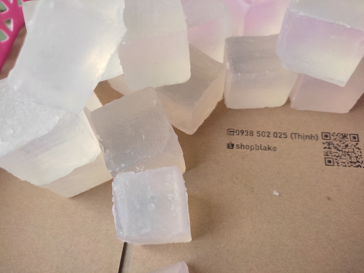 Phôi xà phòng handmade glycerine (Melt and Pour) 500g