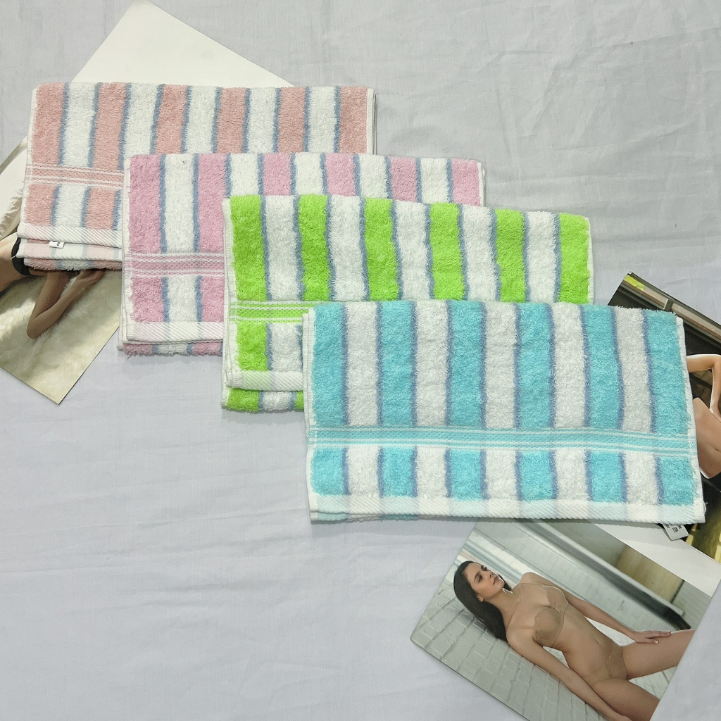 Combo 10 khăn sọc lau mặt(30x40)