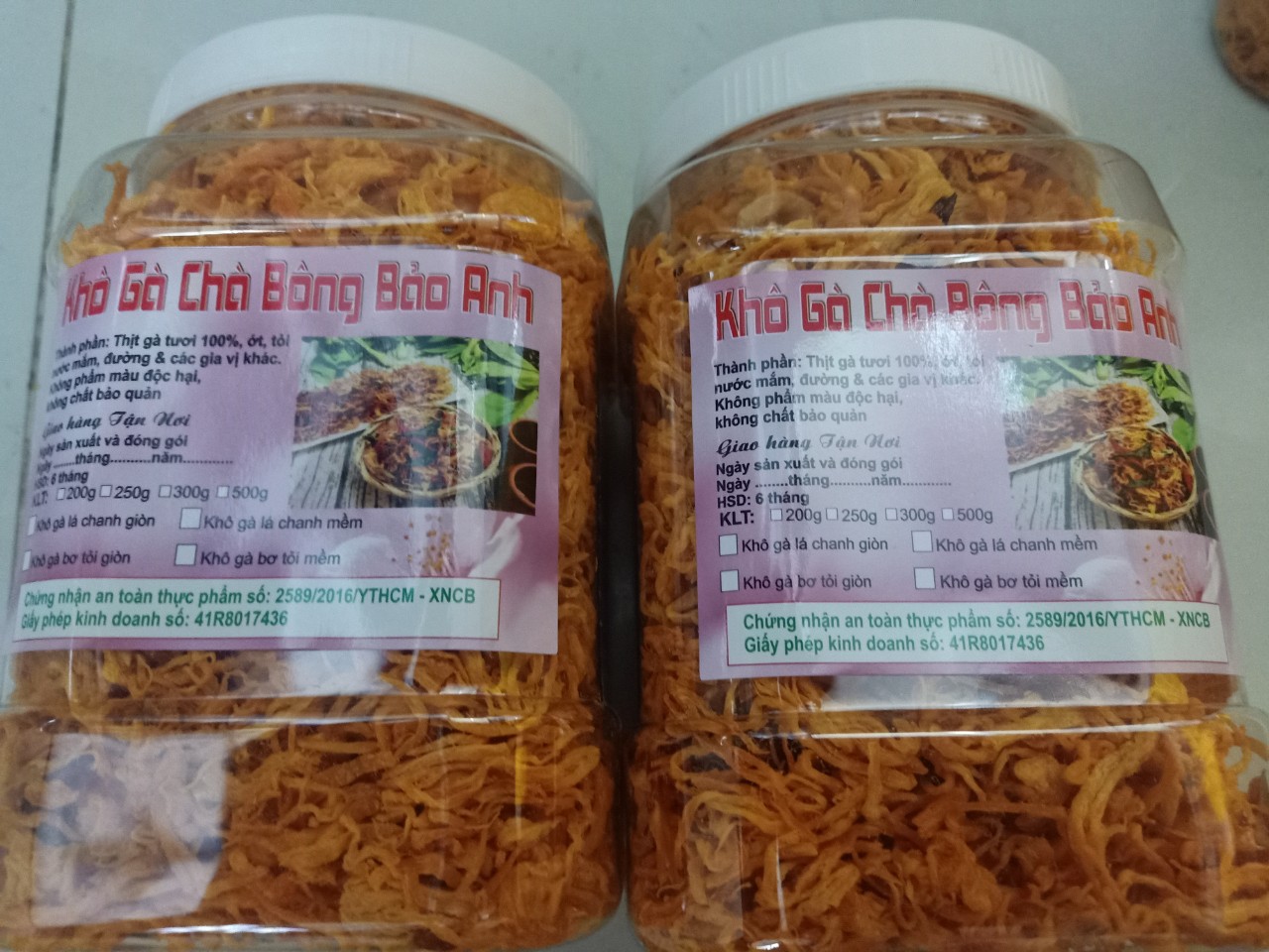[HCM]500g khô gà lá chanh