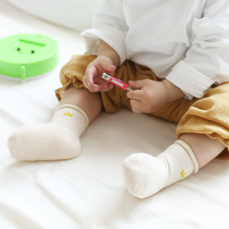 Set 3 Đôi Vớ Sơ Sinh Chống Hằn Chân Bé - Loại cao cấp