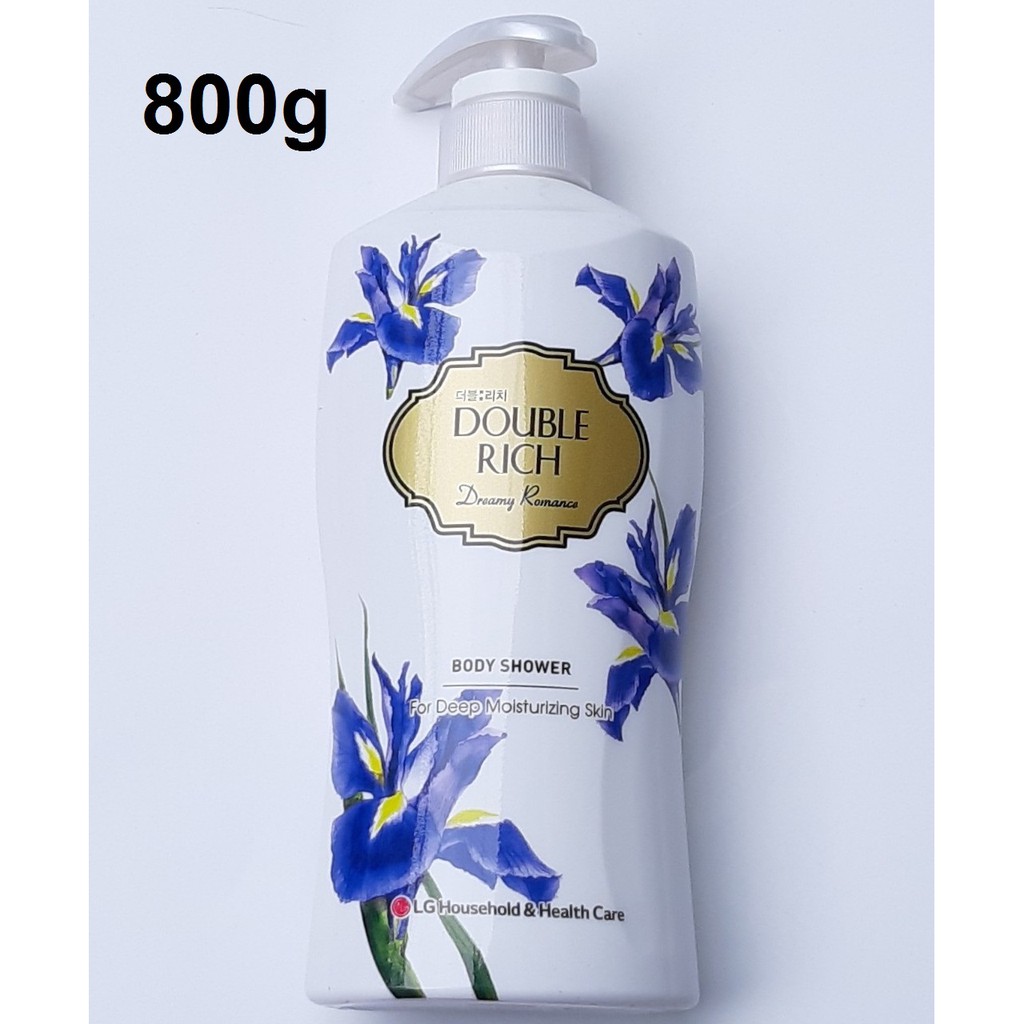 Sữa tắm hoa Iris Double Rich Dreamy Romance 800g