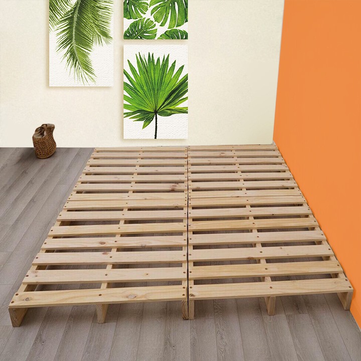 Giường Pallet Gỗ Thông 100%