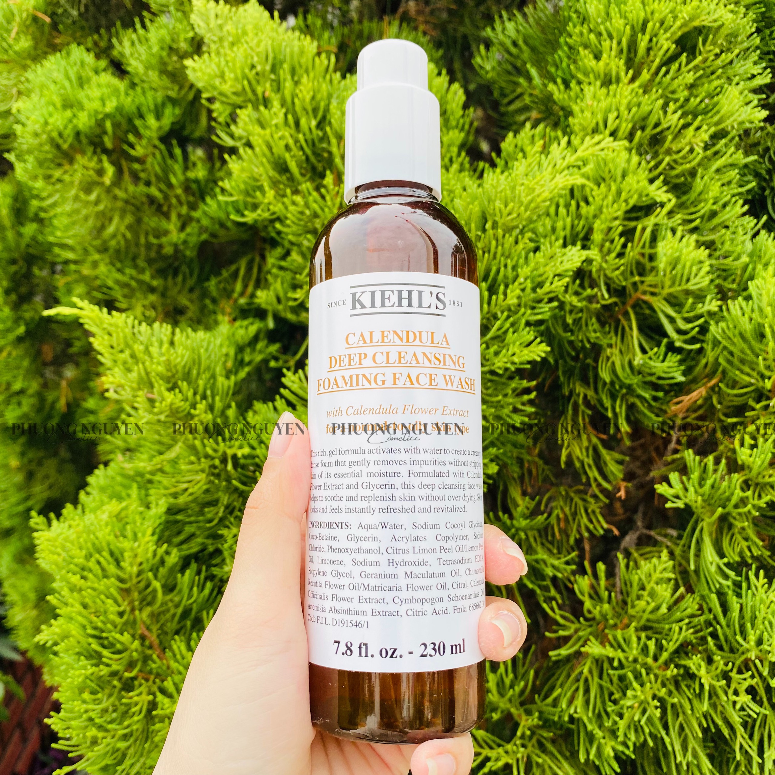 [Bill USA] Sữa Rửa Mặt Hoa Cúc Kiehl’s Calendula Deep Cleansing (30 - 230ML)
