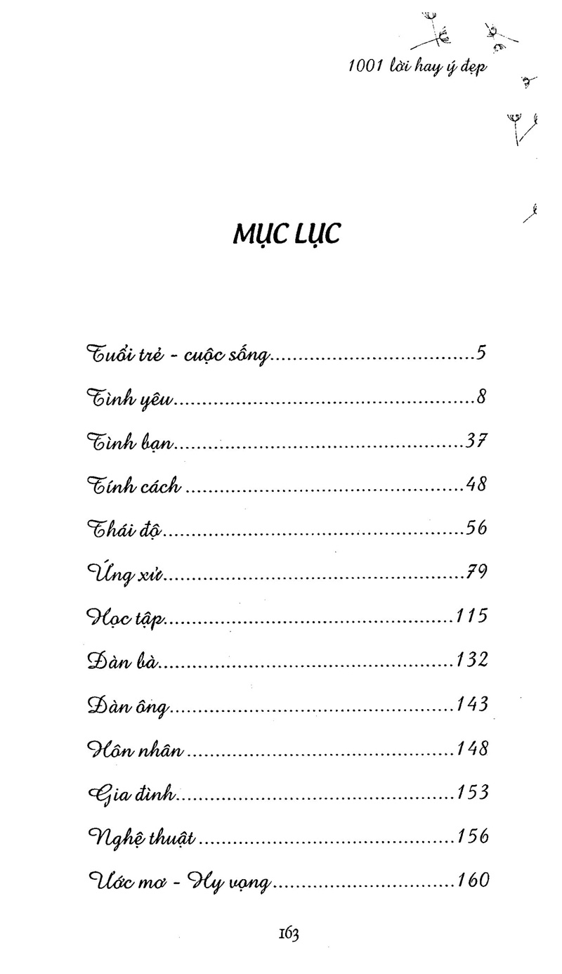 Sách - 1001 Lời Hay - Ý Đẹp