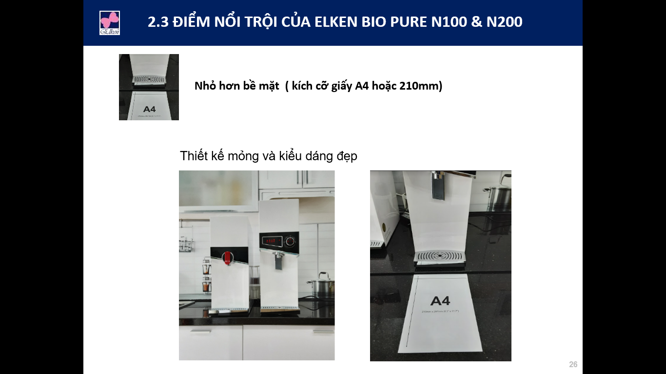 Máy lọc nước Elken Bio Pure N200 (100% chính hãng, ra mắt và bán từ 10/10/2020)
