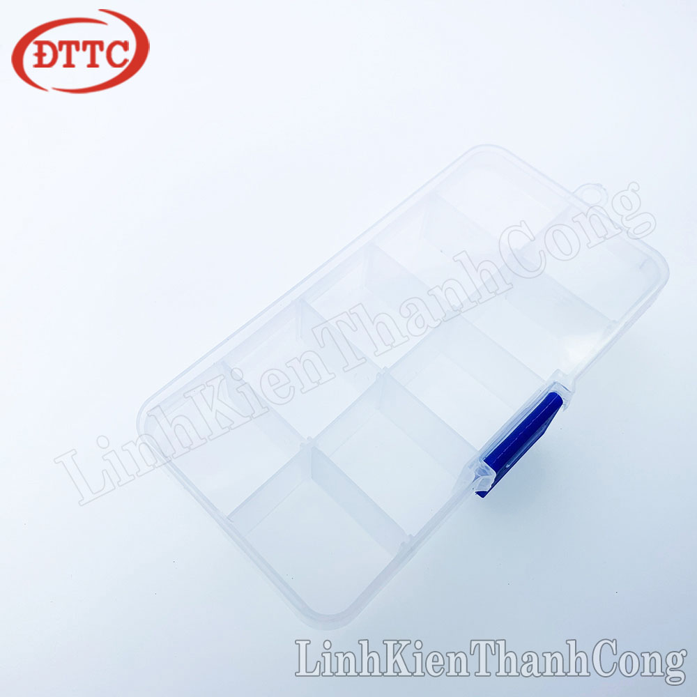 Hộp Đựng Linh Kiện 10 Ngăn (129x66x22mm)