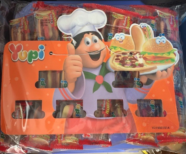 6 dây kẹo dẻo burger yupi (60 viên)