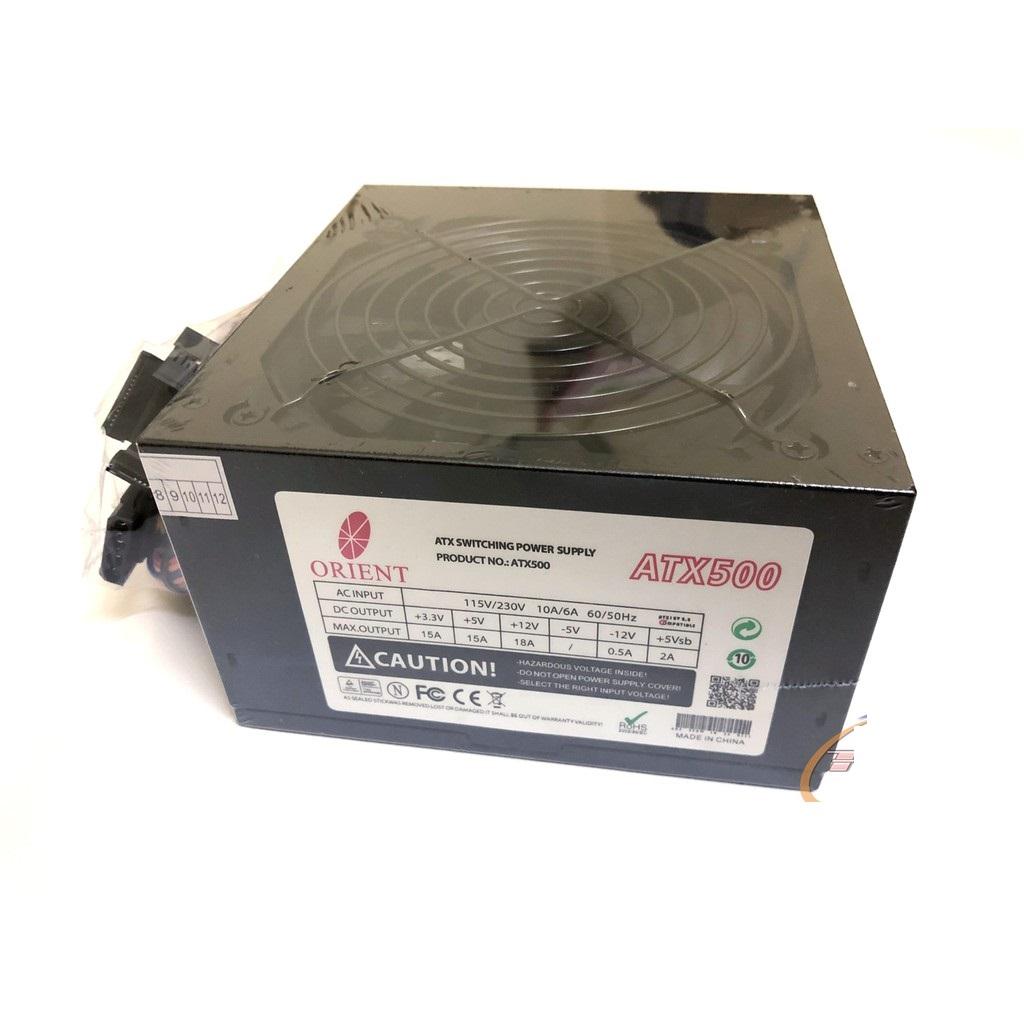 Bộ nguồn máy tính để bàn ORIENT 500W (fan 12cm)