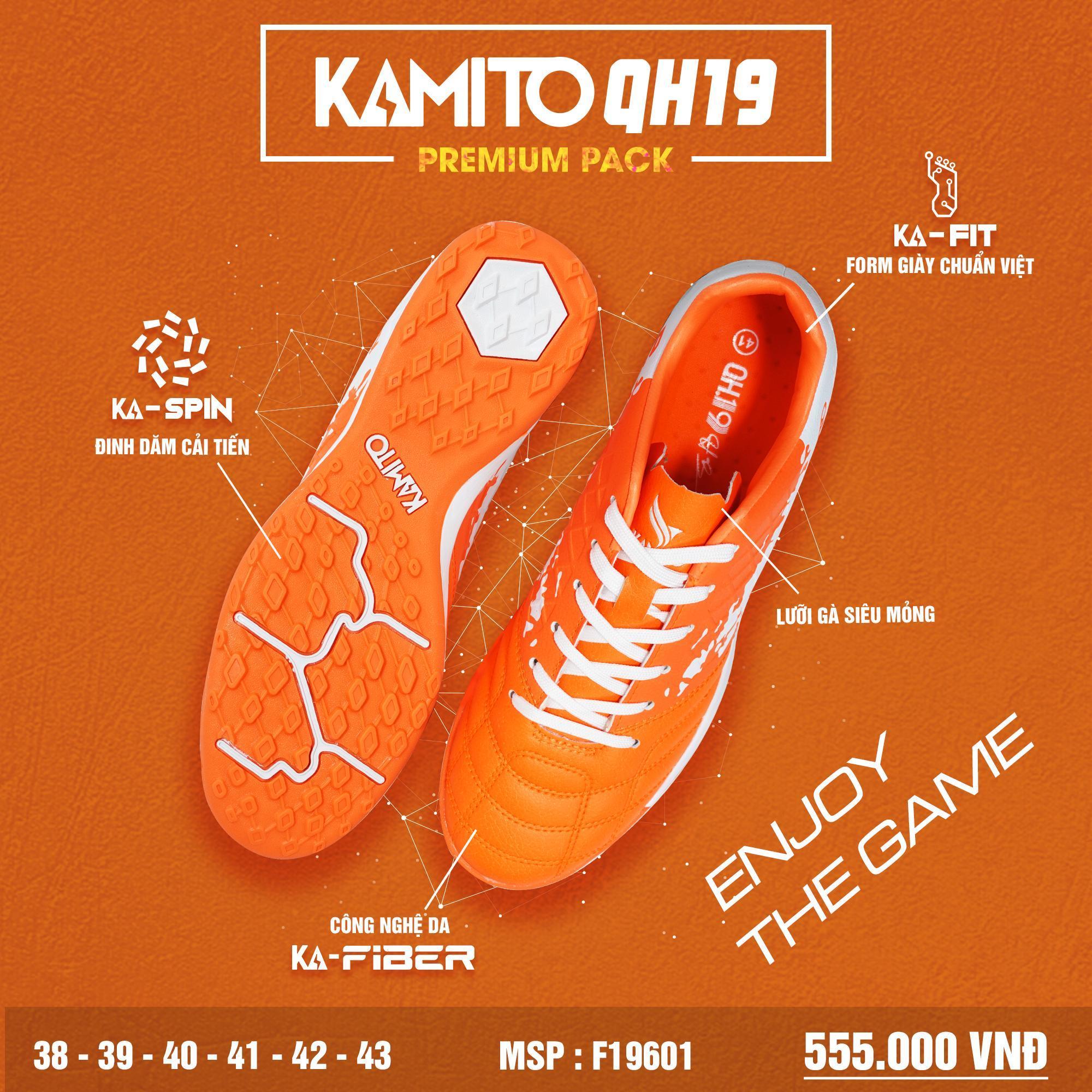 Giày đá bóng quang hải Kamito QH19