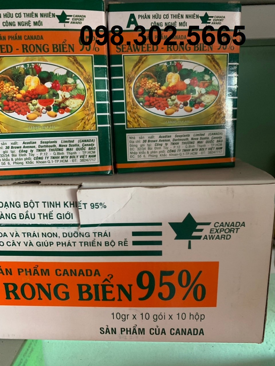 Phân bón lá rong biển seaweed gói 10g