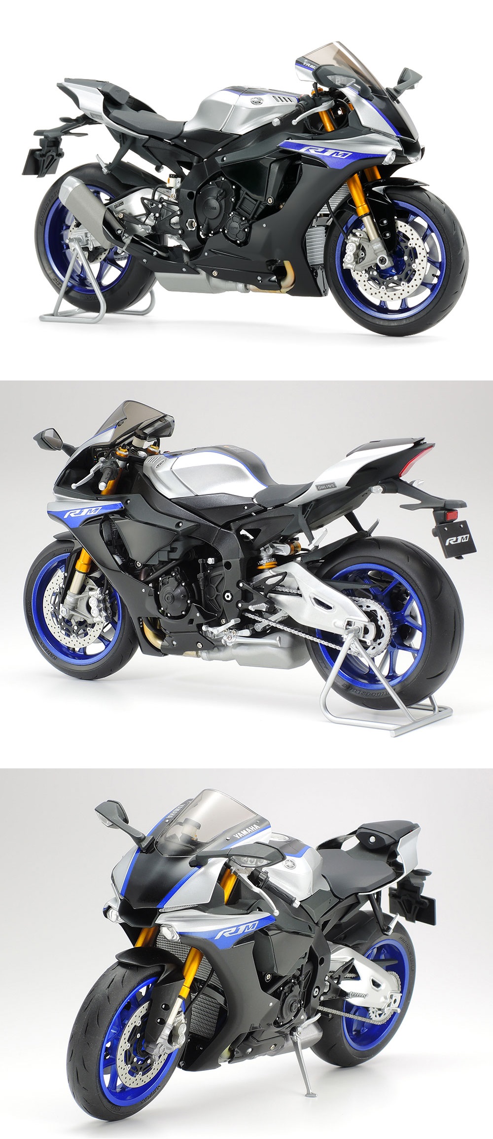 Xe mô hình mô tô Yamaha R1 New 112  Blue Mô Hình