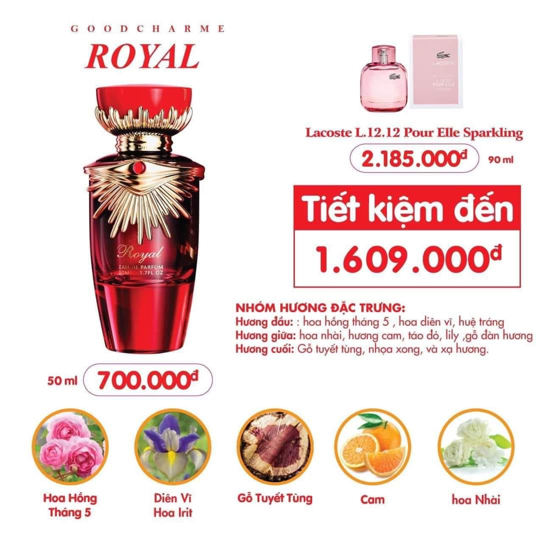Nước Hoa Nữ Good Charme Royal 50ml