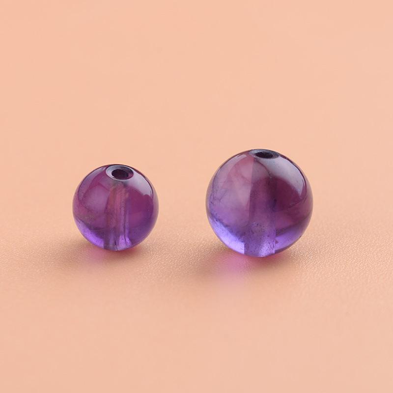Hạt đá Thạch anh tím tự nhiên Natural Amethyst dùng làm sản phẩm handmade DIY