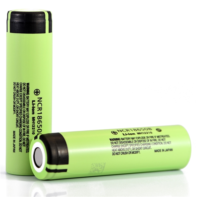 [02 viên] Pin Panasonic NCR18650B Mới dung lượng 3400mAh