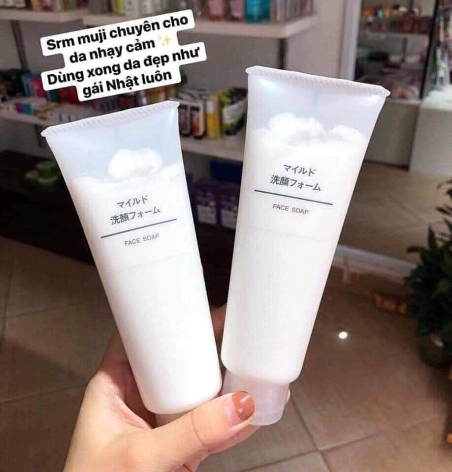 (Xả hàng nghỉ dịch) Sữa rửa mặt Muji Nhật Bản