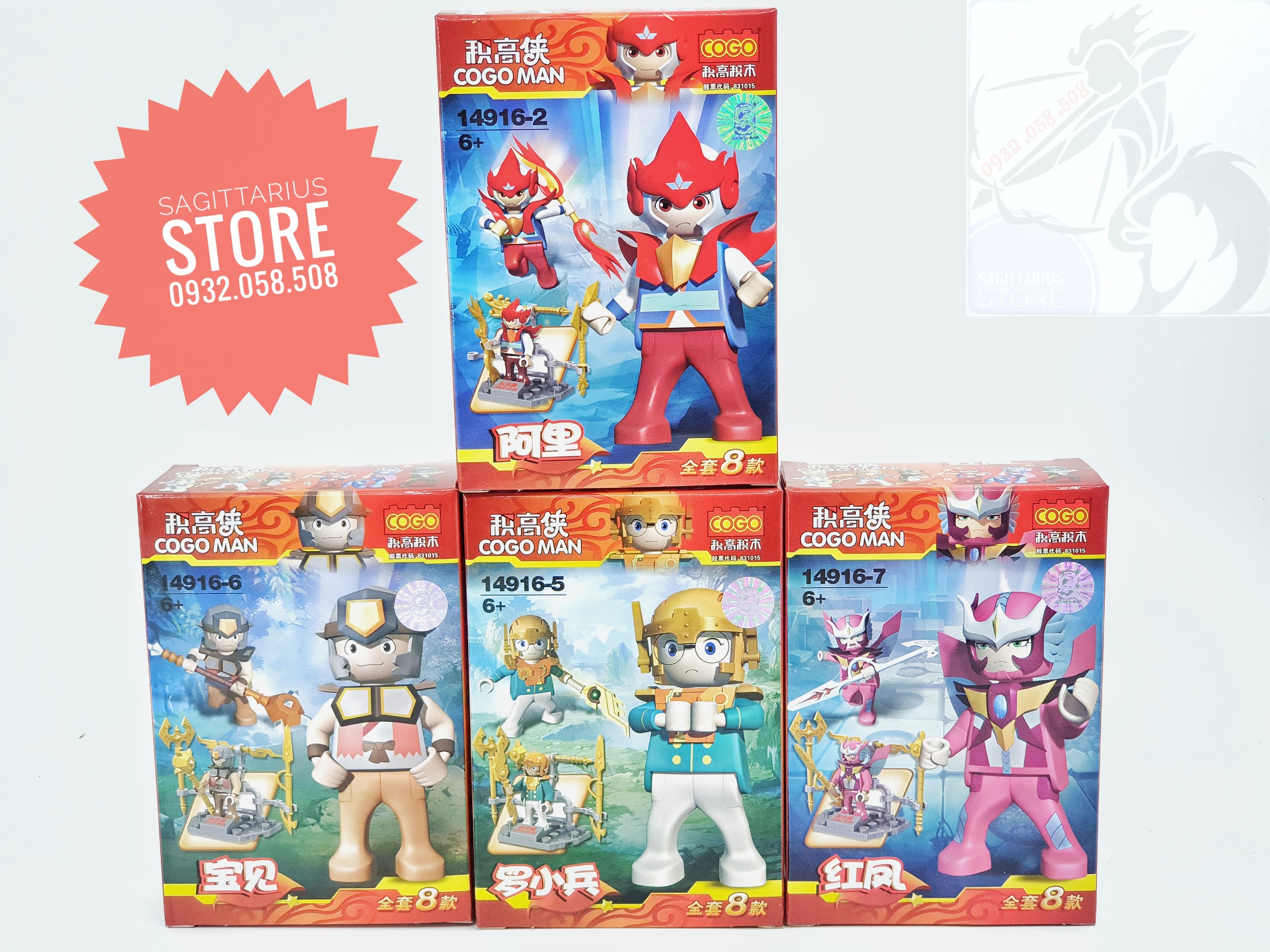 [HCM]Bộ 4 Minifigures Các Siêu Anh Hùng COGOMAN ( Đủ mẫu - Hàng Có Sẵn )
