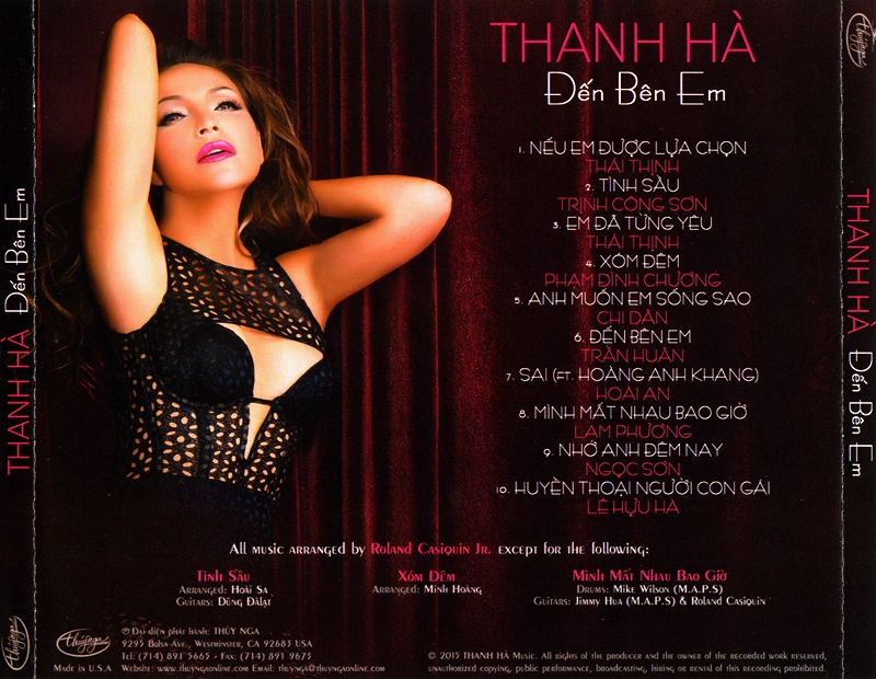 Bộ 08CD ca nhạc do Thanh Hà thể hiện