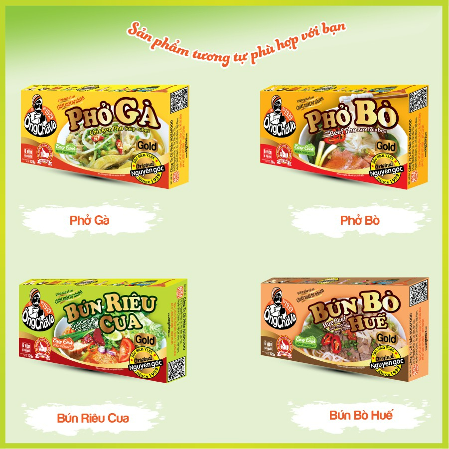 Viên Gia Vị Lẩu Thái Gold Ông Chà Và 126g - Nấu Ngon Chuẩn Vị Không Cần Nêm Nếm