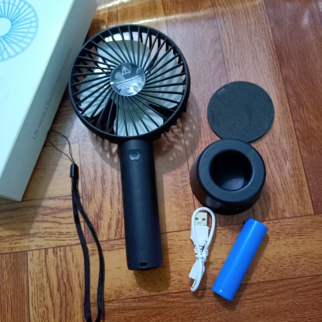 Quạt cầm tay - quạt mini tích điện N9 3 cấp độ gió