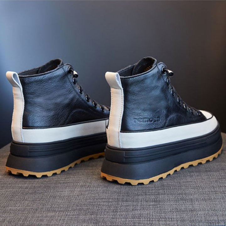 Giày Boot Đế Xuồng 7CM da pu PB390-4088