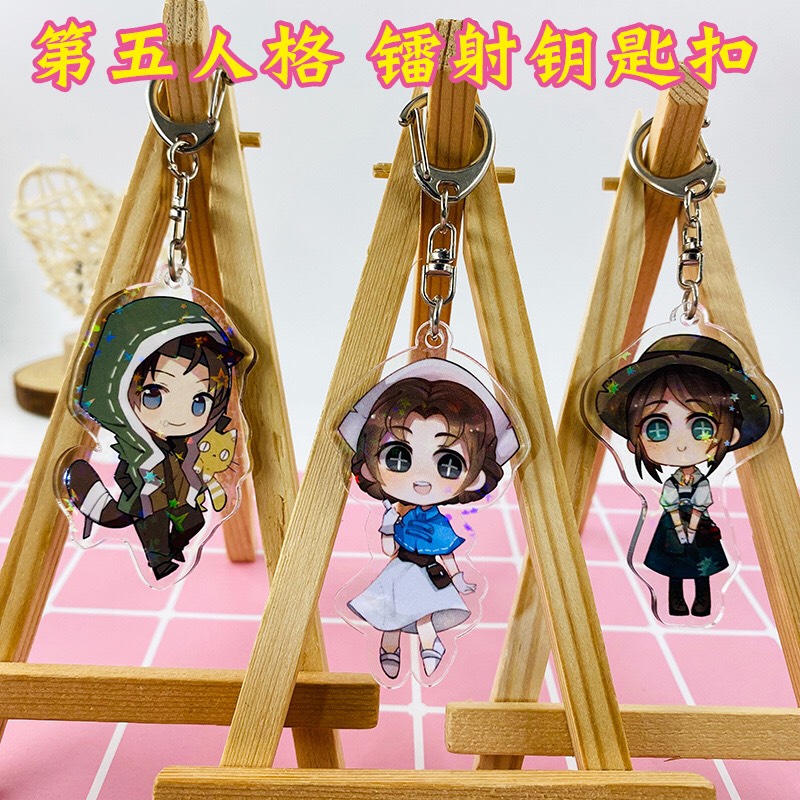 Móc khóa Identity V Naib Emma Emily Nhân cách thứ năm mica in hình anime chibi