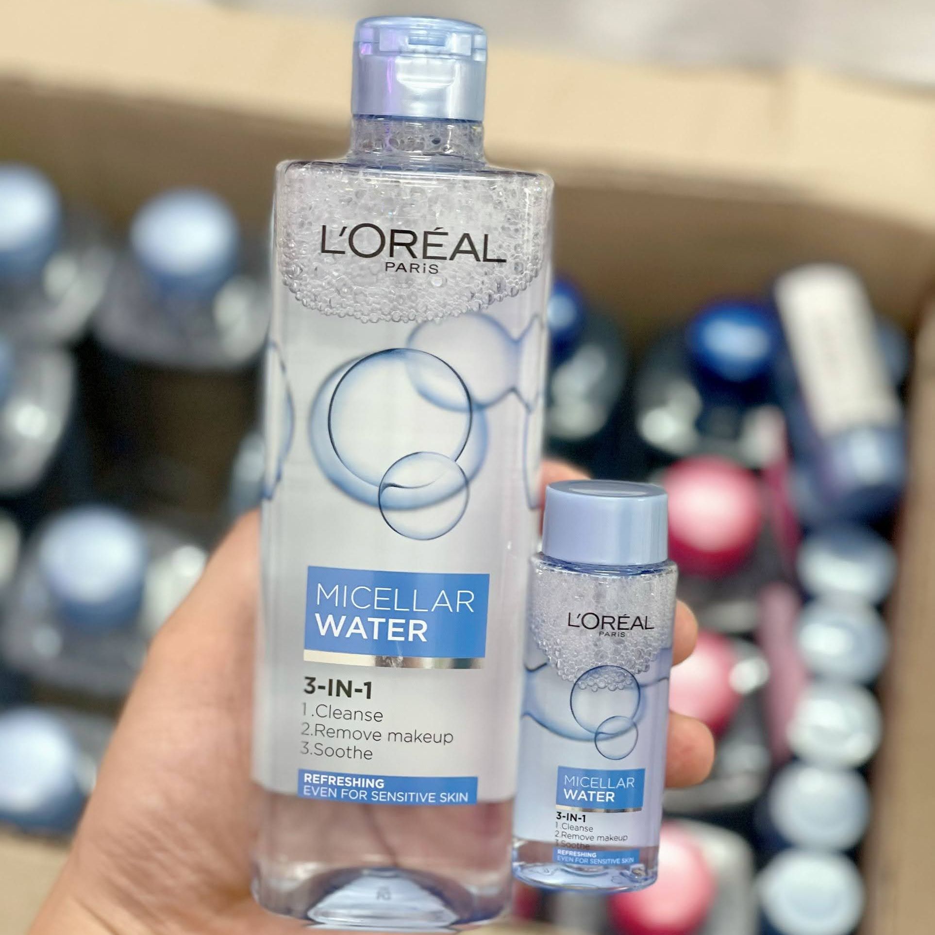 Nước tẩy trang Loreal - L'Oreal Paris 3-in-1 Micellar Water
