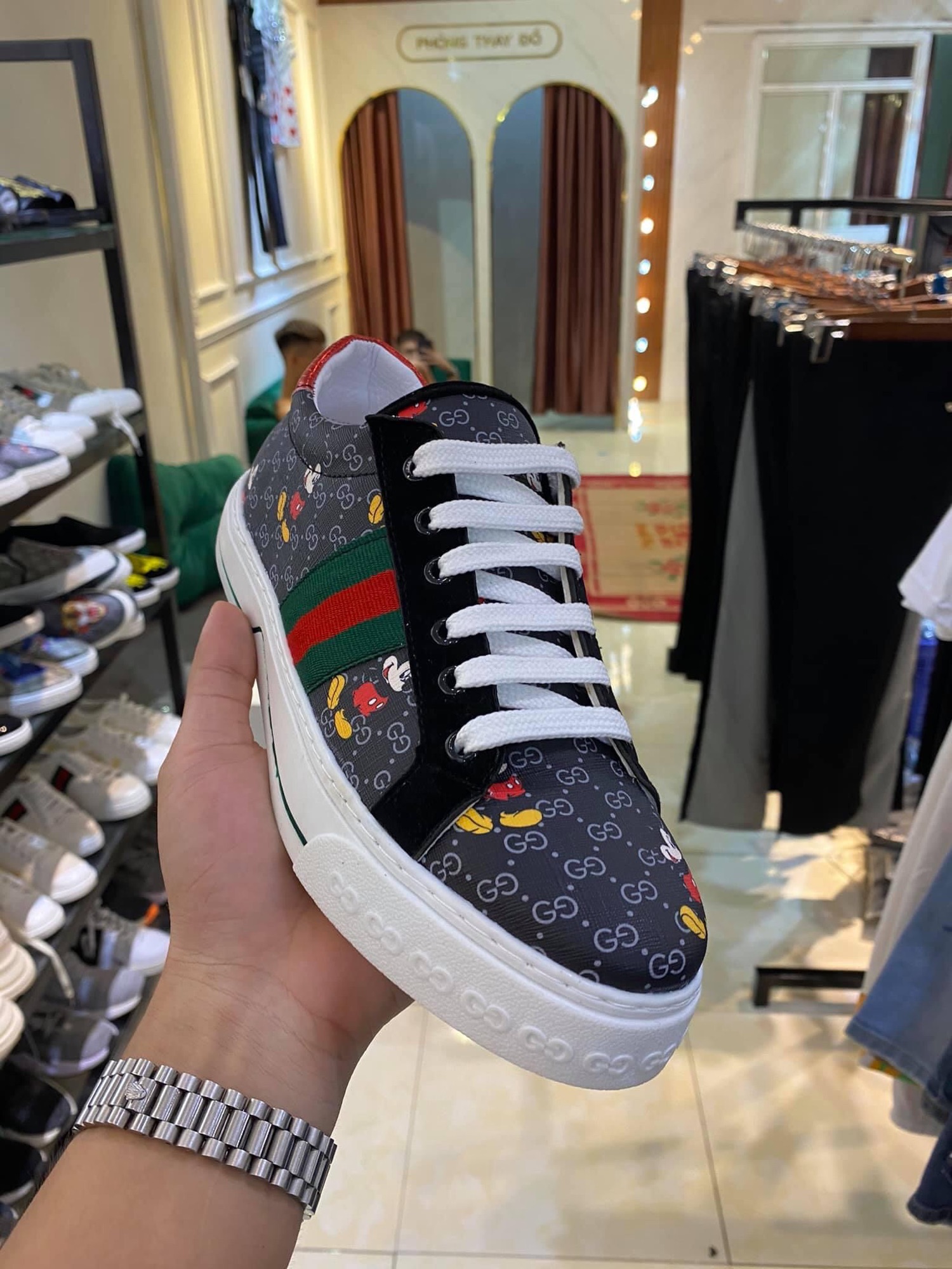 Giày Sneaker Mickey thời trang Full size từ 38-43