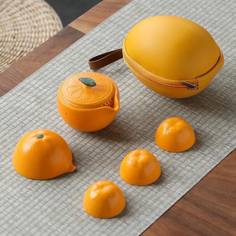 Bộ trà quýt Yuzu dễ thương - Bambobi
