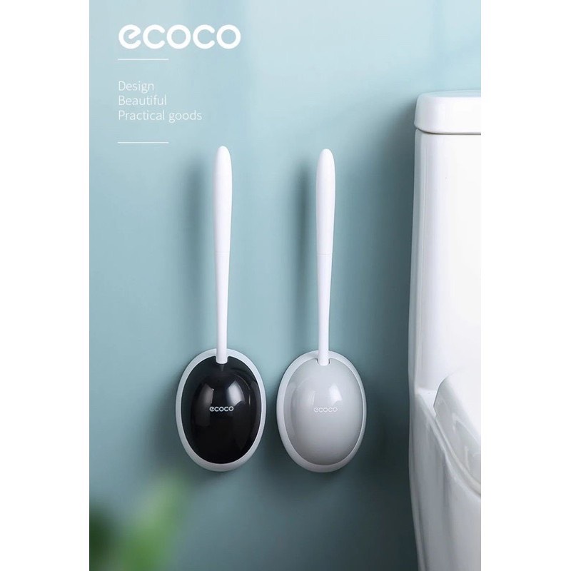 Chổi cọ  bồn cầu, chổi cọ silicone cao cấp dán tường Ecoco