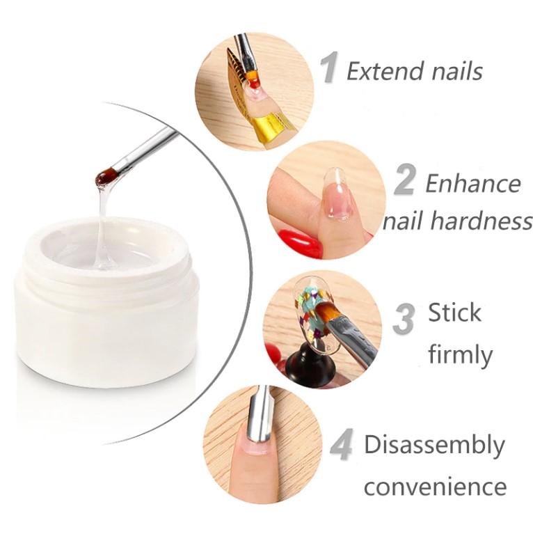 Gel nối móng Sina - Meixuan 3 màu (pink, white, clear)
