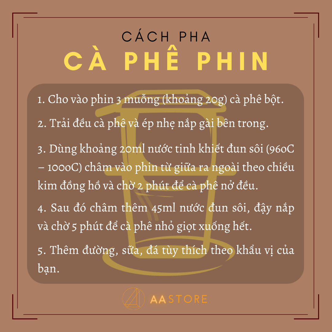 500g cà phê Original rang xay nguyên chất 100%