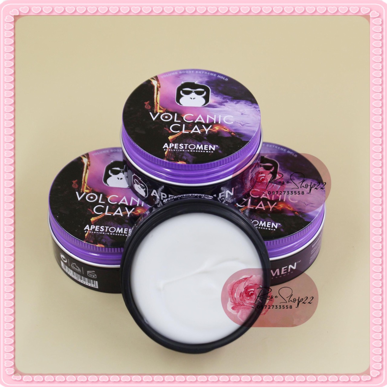 TOTAL - Volcanic Clay Volcanic Clay Combo + Ying Ku Ku + Combs